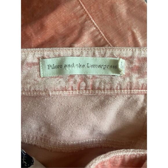 Anthropologie Pilcro and the Letterpress Pink Crushed Velvet Skinny Jeans 6/28‎ - Picture 2 of 5